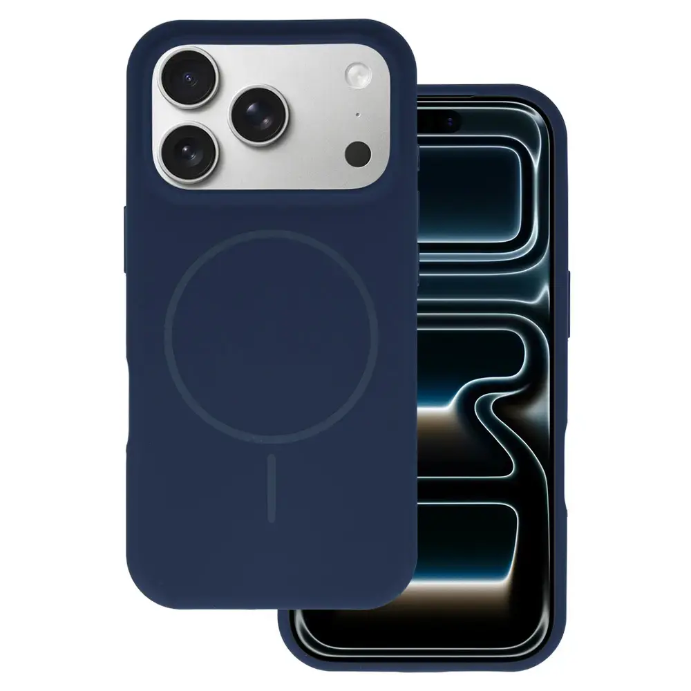 Magsafe Slim Silicone for Iphone 17 Pro Max navy