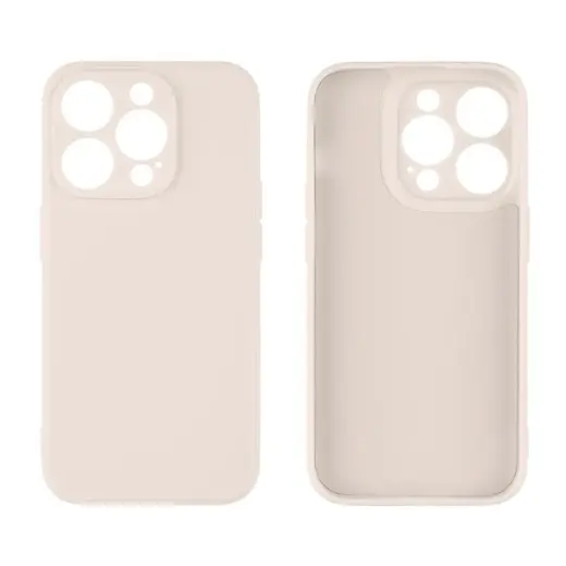 OBAL:ME Matte TPU Case for Apple iPhone 15 Pro Beige