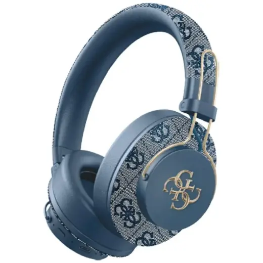 Headphones Guess Bluetooth ENC    Metal 4G Logo blue