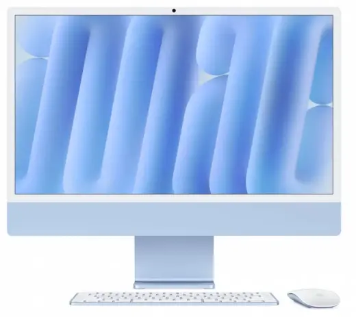 iMac 24 inch: M4 10|10, 24GB, 512GB SSD - Blue