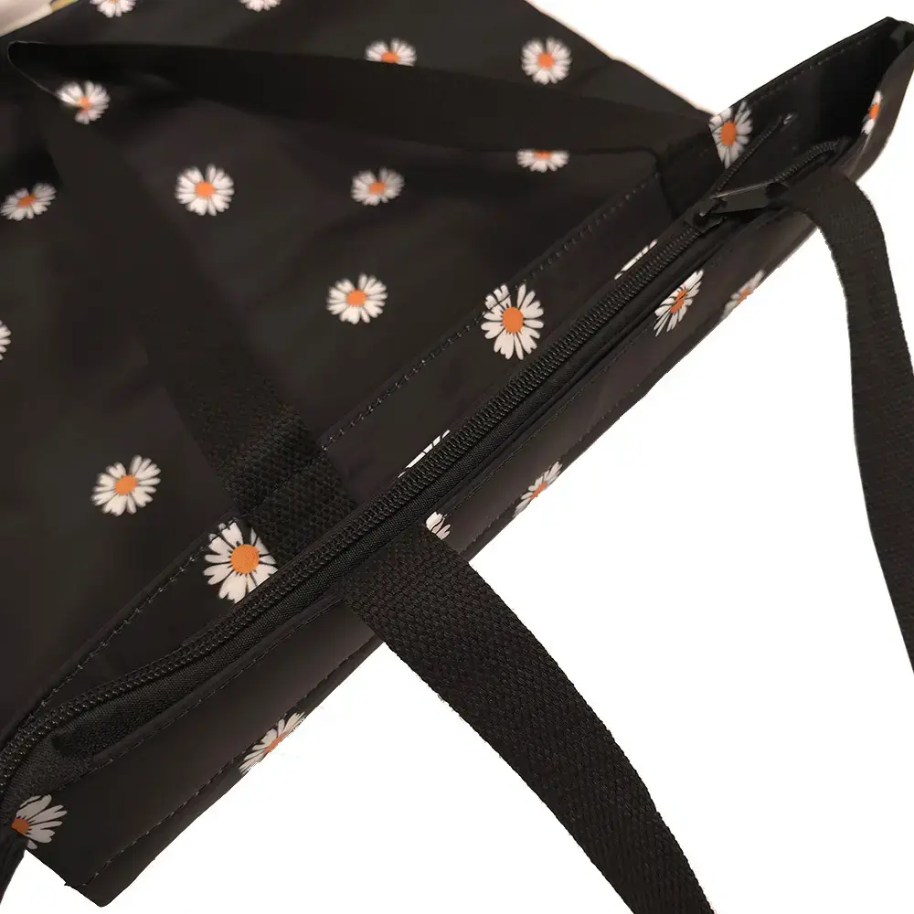 Shopping bag Wonder pattern 3 black
