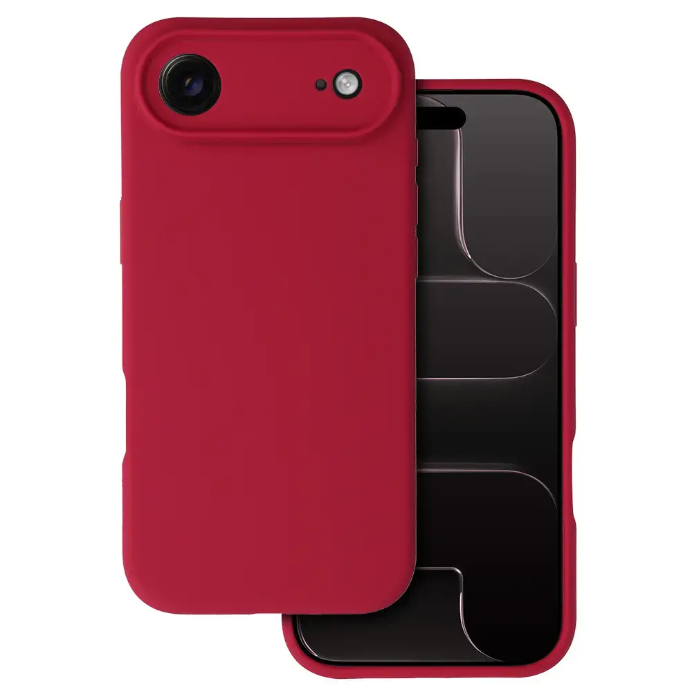 Silicone Lite maciņš telefonam iPhone 17 Air sarkans