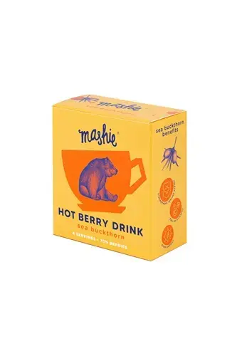 Karstais dzēriens MASHIE Sea buckthorn for energy drink, 4x40ml