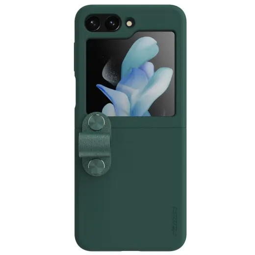 Nillkin Flex Flip Case with Hanger and Stand for Samsung Galaxy Z Flip 5 - green