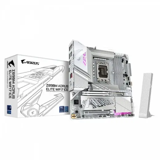 AORUS Z890M ELITE WIFI7 ICE - motherboard - micro ATX - LGA1851 Socket - Z890