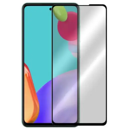 Защитное закаленное стекло Fusion 5D с рамкой для телефона Samsung Galaxy A52 5G | Samsung Galaxy A52 | Samsung Galaxy A52s черного цвета