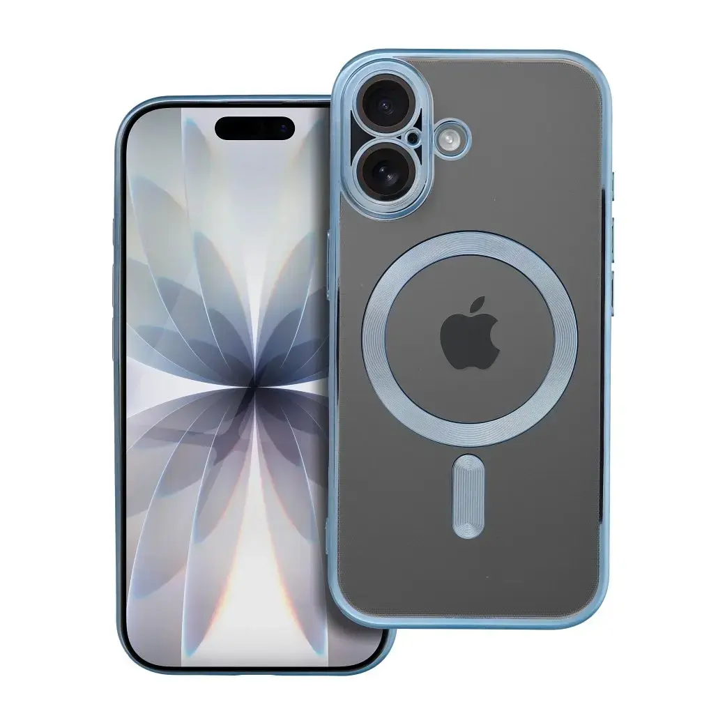 Electro Mag maciņš ar MagSafe atbalstu telefonam iPhone 17 zils
