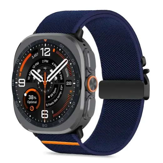 Tech-Protect išmaniojo laikrodžio dirželis Galaxy Watch Ultra (47 mm) | nailoninis | tamsiai mėlynas
