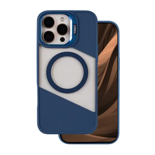 Fusion Mag phone case with MagSafe support for iPhone 16 blue