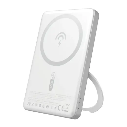 Внешний аккумулятор (powerbank) Dudao K28S | 5 000 мА·ч | 20 Вт | PD | USB-C, MagSafe | серебряный