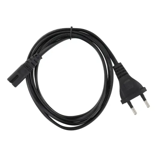 Power cable for radio (2pin) 1,5 m black 