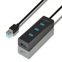 Axagon HUE-S2BL USB3.0 charging hub 1.2m