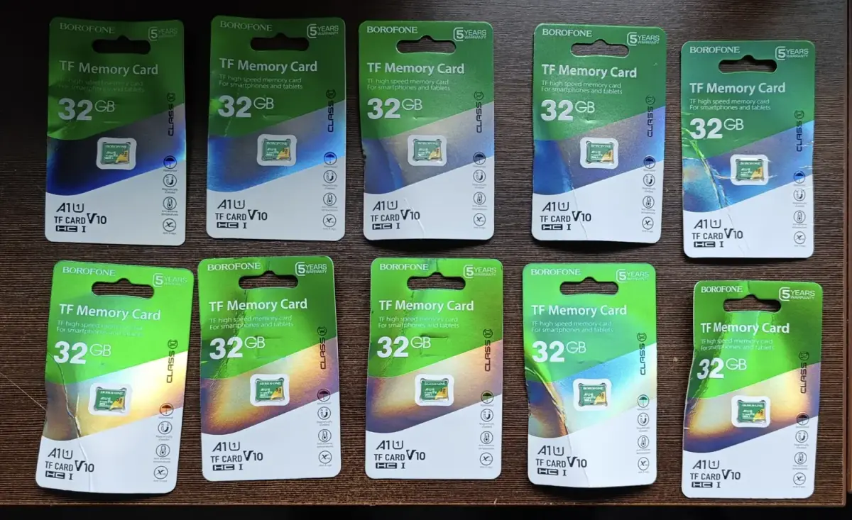 Borofone Memory card MicroSD 32GB SDHC Class10 90MB/s (damaged packaging)