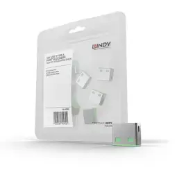 LINDY USB-A ligzdu bloķētāji zaļi 10pcs