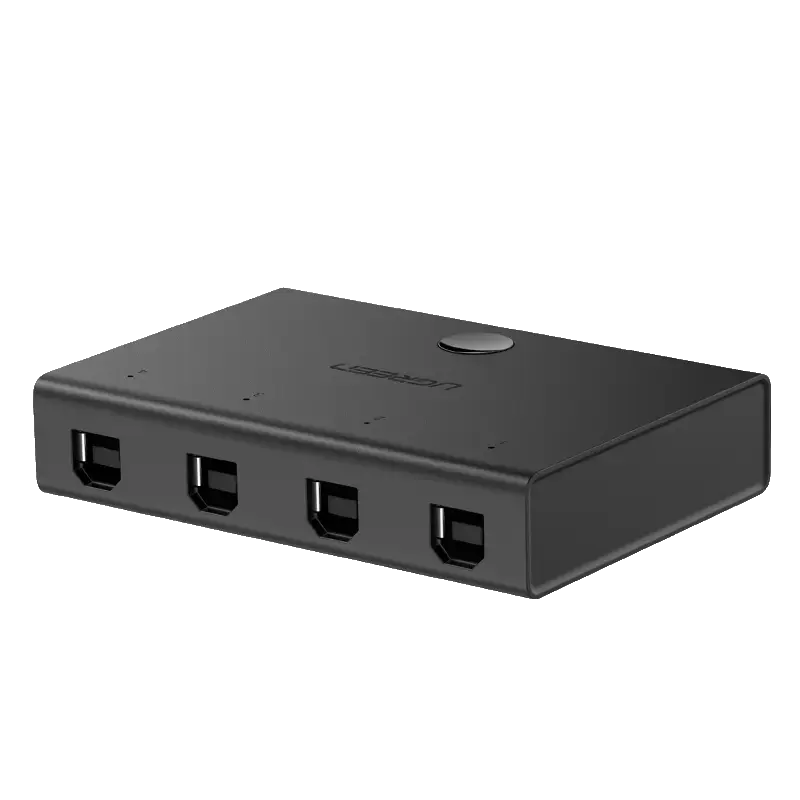 UGREEN Switch Adapter 4in1 USB 2.0 (black)
