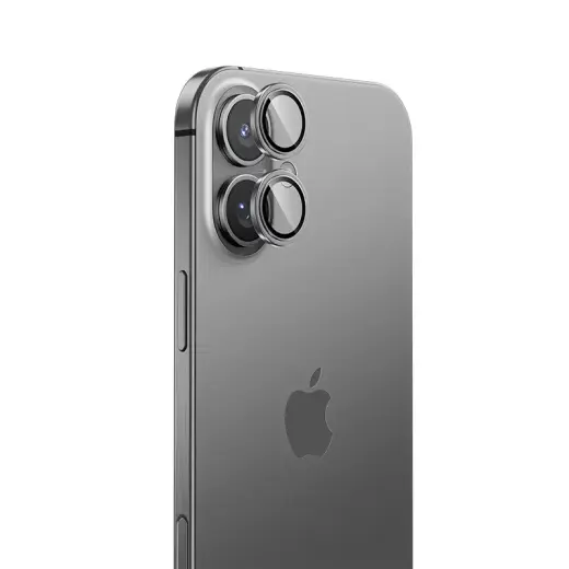 Benks Tempered glass DR Sapphire Lens Protector on camera for Iphone 16|16 Plus (lens 2 pieces) silver