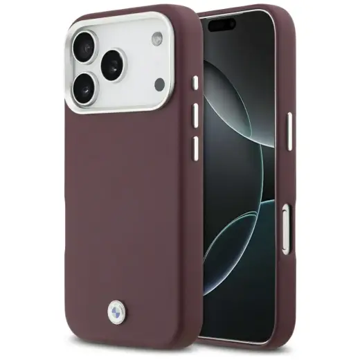 BMW Sign Full Wrapped Metal MagSafe case for iPhone 17 Pro red