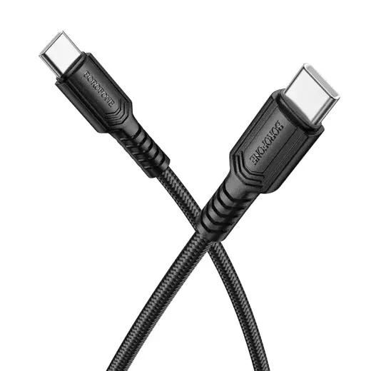 Borofone BX116 Certain data transfer and charging cable | USB-C to USB-C | 60W | 1m | black