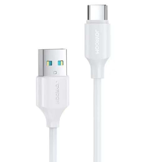 Joyroom lādēšanas | datu pārraides kabelis USB - USB Type C 3A 0,25 m balts (S-UC027A9)