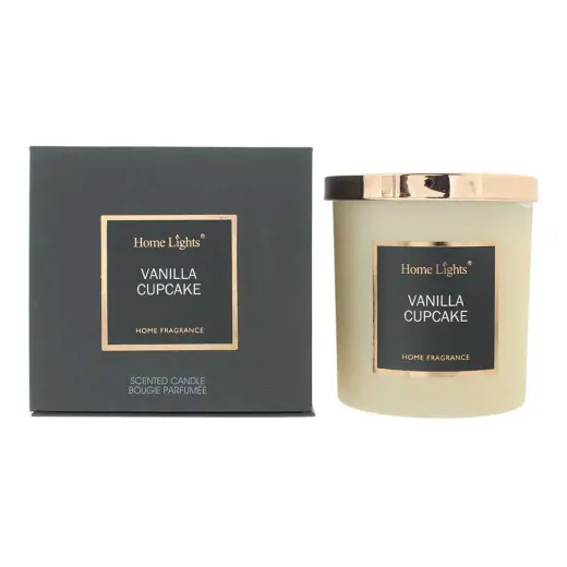 Home Lights, Vanilla Cupcake, Scented Candle, 215 g