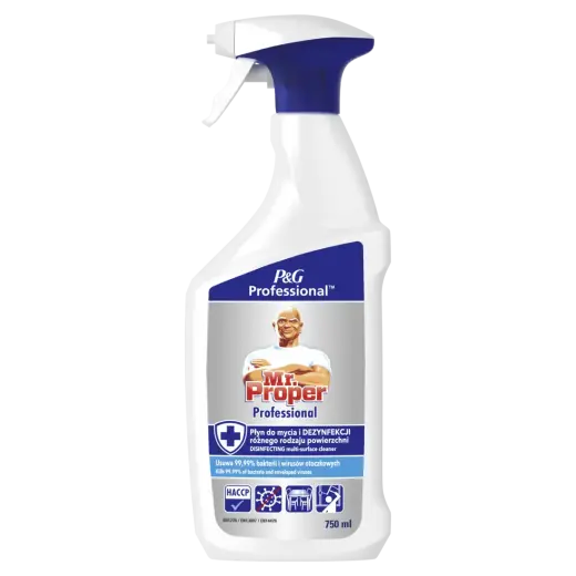 Mr. PROPER Professional līdzeklis dažādu virsmu dezinficēšanai un tīrīšanai, 750ml