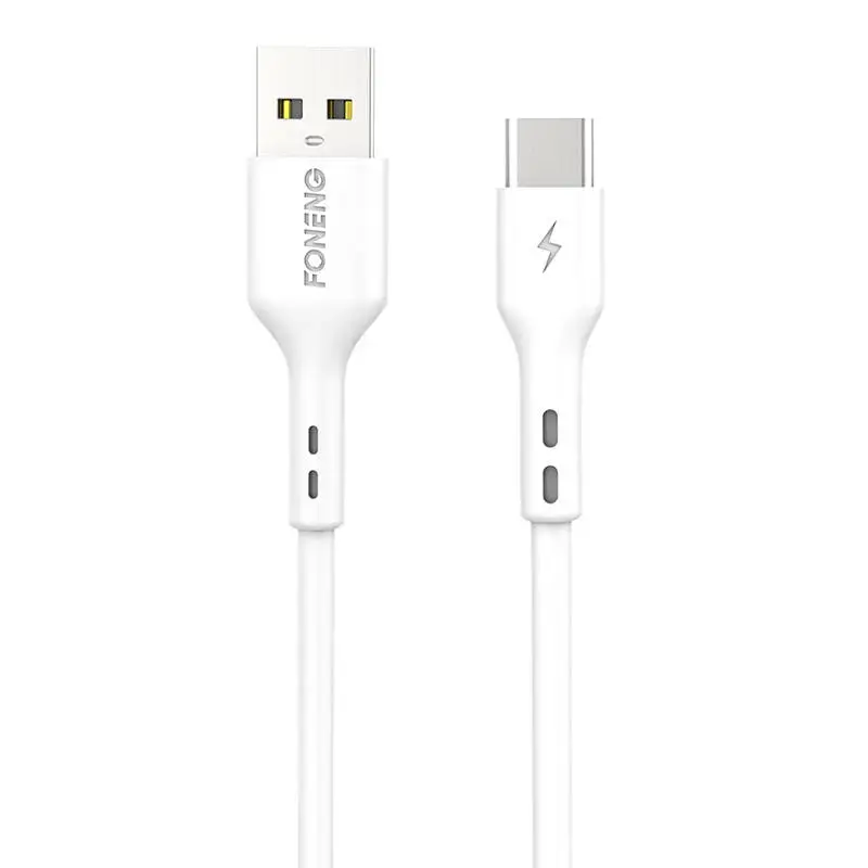 Foneng X36 USB to USB-C cable, 2.4A, 2m (white)
