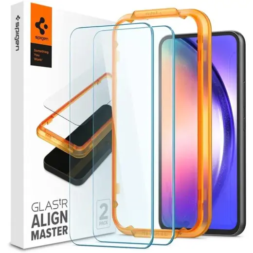 Spigen tempered glass for phone Samsung Galaxy A54 5G clear 2 pcs
