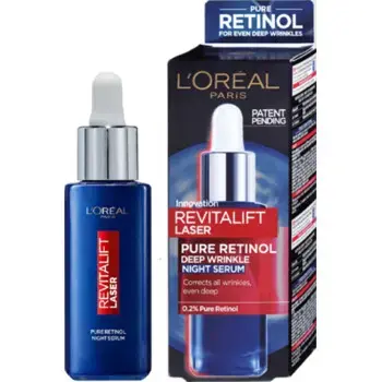 L´Oréal Revitalift Laser X3 Night Serum - Night serum with retinol 30ml