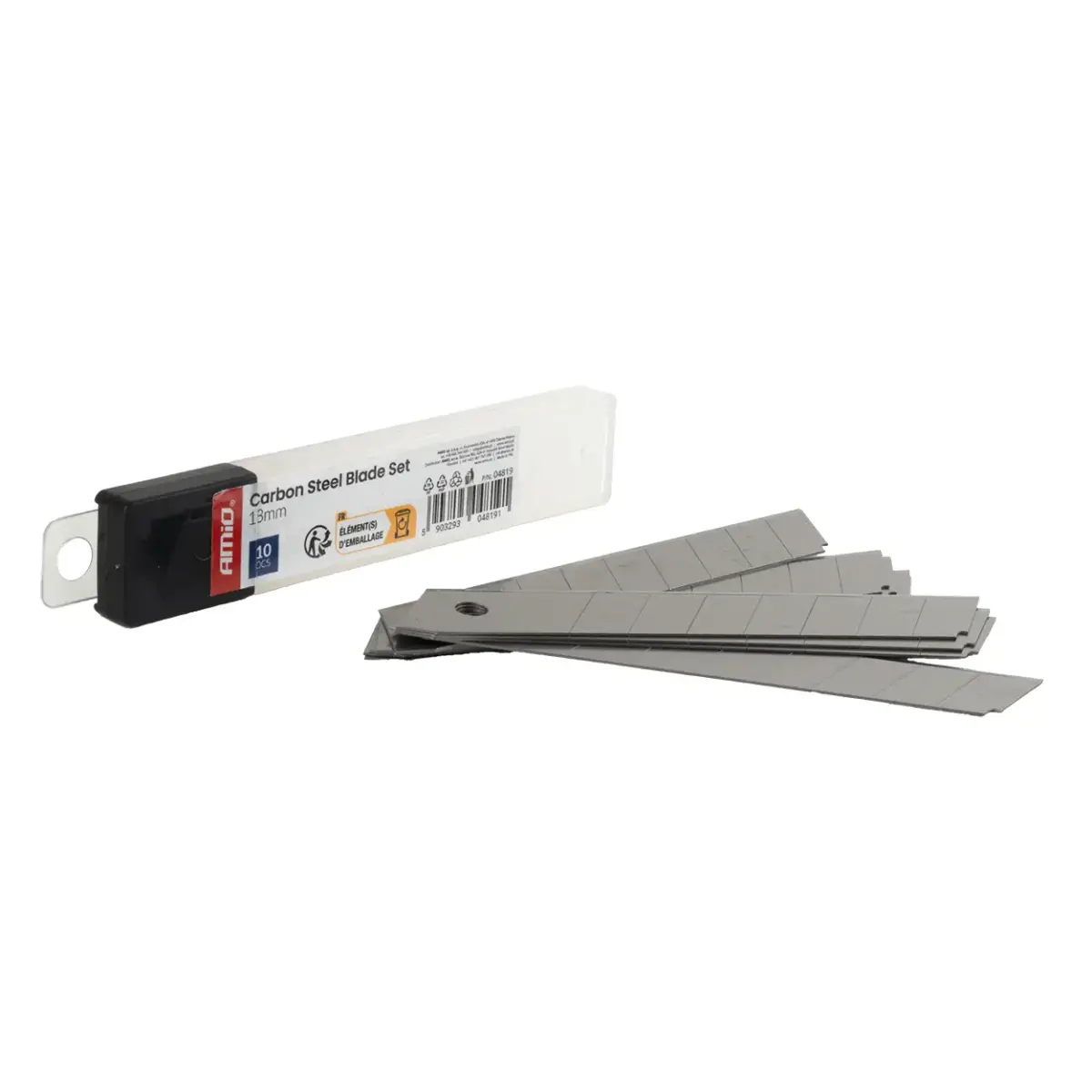 Carbon Steel Blade Set 100x18x0,5mm 10szt. AMIO-04819