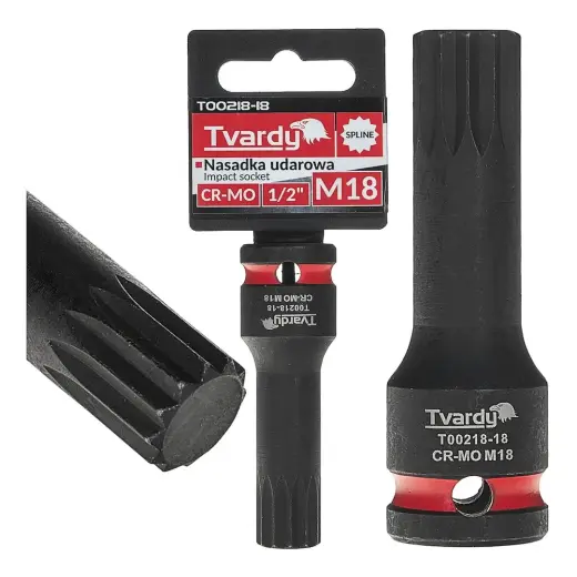 Ударная головка SPLINE 1/2" M18 CR-MO