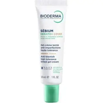Bioderma Sébium Kerato+ Cover Anti-Blemish Tinted Gel-Cream - BB krém 30 ml Medium