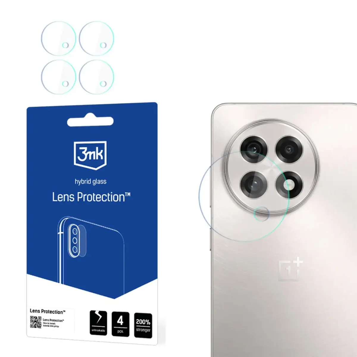 3mk Lens Protection Hybrid Camera Lens Glass for OnePlus 13R