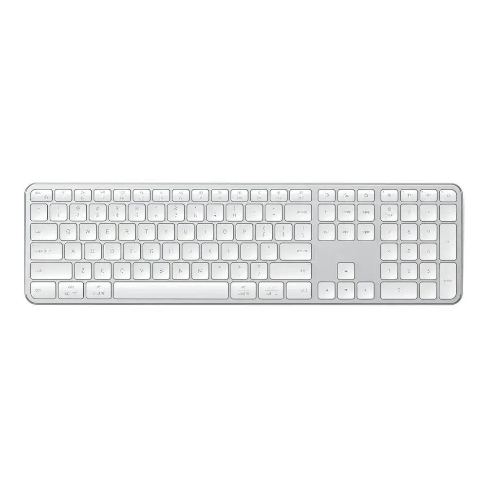 Wireless keyboard QWERTY Satechi Slim EX3 Mac / PC ST-KEX3S-EN silver
