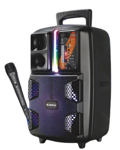 Портативная колонка KAKU KSC-475 Karaoke 10W | 1800mAh | микрофон черная