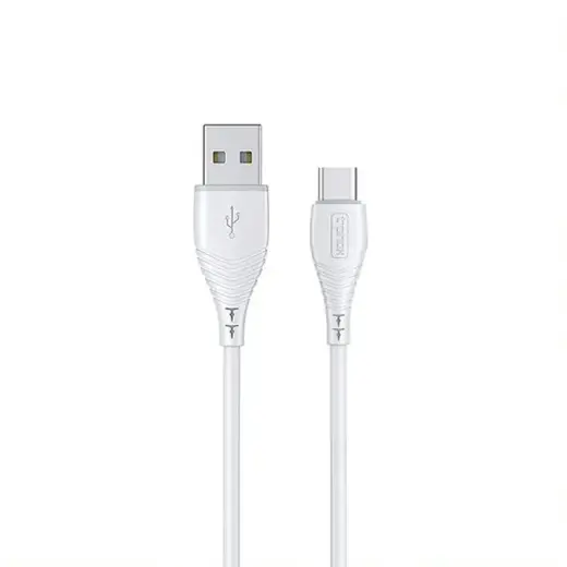 T-PHOX NATURE data transfer and charging cable | USB-A to USB-C | 15W | 1.2m | white