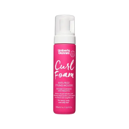 Umberto Giannini, Curl Foam, Natural Ingredients, Hair Styling Mousse, Frizz Control & Volumising, 200 ml