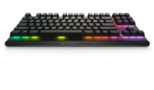 Dell Alienware Tenkeyless AW420K  Gaming Keyboard  Wired  EN  Dark Side of the Moon  CHERRY MX Red