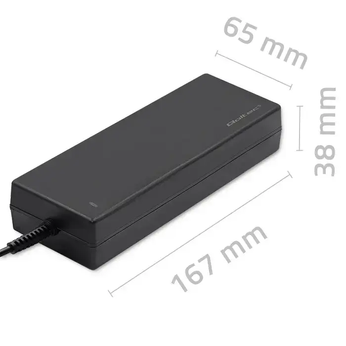 Qoltec Desktop power supply 120W | 12V | 10A | 5.5*2.5 + power cable