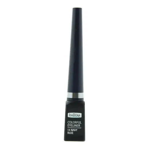 IsaDora, Colorful Eyeliner, Eye Liner, Gel Eyeliner, 14, Navy Blue, 3.7 ml