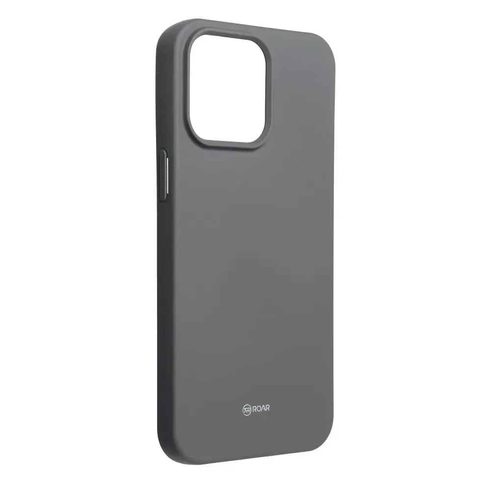 ROAR All Day Colorful Jelly phone case for iPhone 15 Pro Max gray