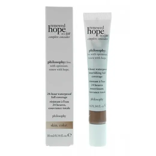 Philosophy, Renewed Hope In A Jar, Waterproof, Full Coverage, Liquid Concealer, 9.5, Cocoa, 10 ml