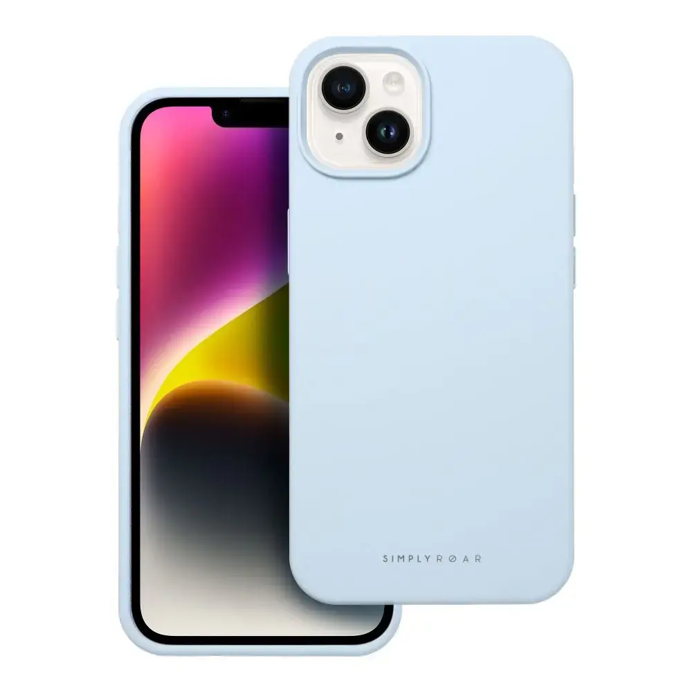 ROAR Cloud Skin maciņš telefonam iPhone 14 zils