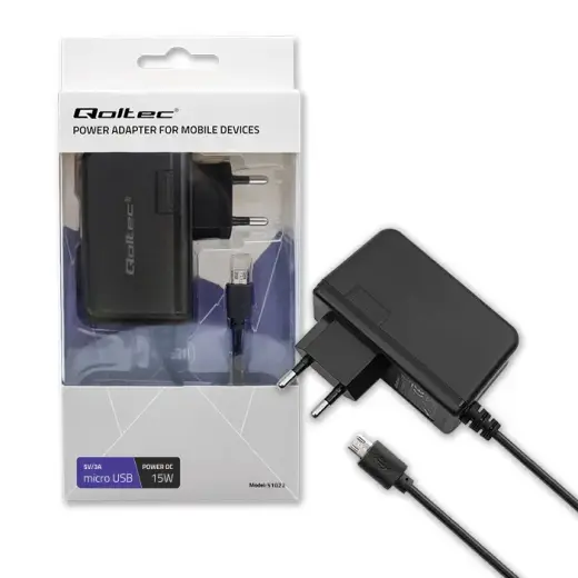 Qoltec reisilaadija | 15W | microUSB
