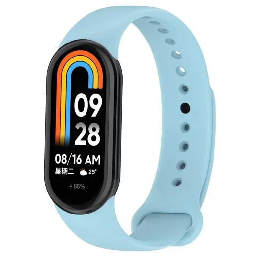 Fusion viedpulksteņa siksniņa priekš Xiaomi Mi Band 8 | silikons | zila