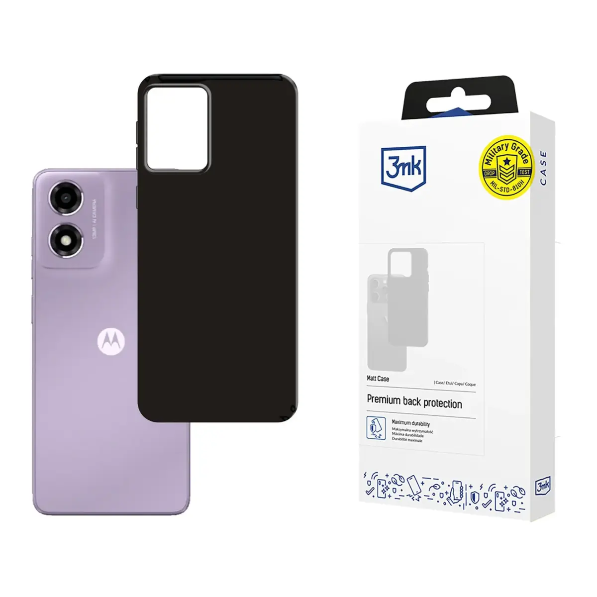 3mk Protection 3MK Matt Case Motorola