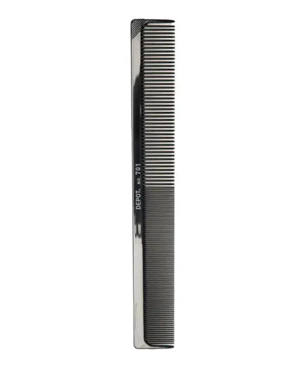 Depot, Accessories No. 701, Hair Plastic Comb, Black