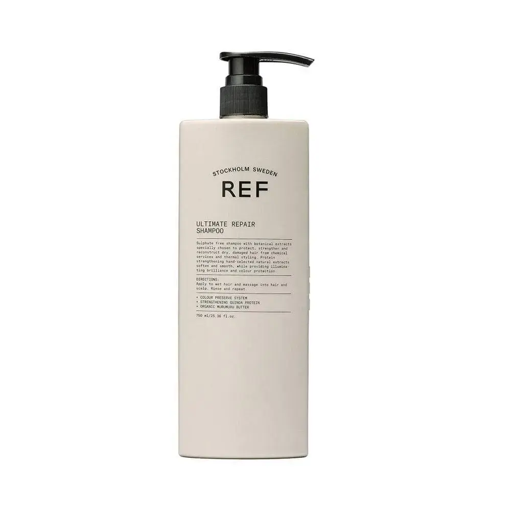 Ref Stockholm, Ultimate Repair, Sulfates-Free, Hair Shampoo, Repairing & Strengthening, 750 ml
