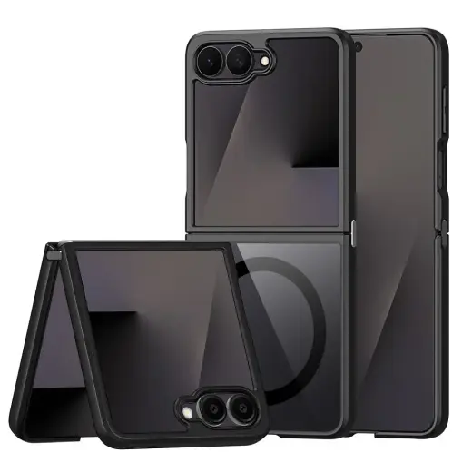 Dux Ducis Aimo Mag telefoni ümbris MagSafe toega Samsung Galaxy Z Flip 8 (F776) must