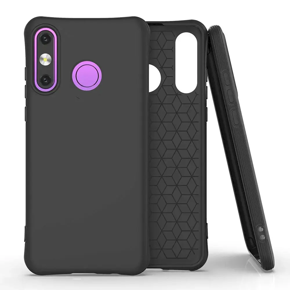 Fusion Solaster Back Case Silicone Case For Huawei P30 Lite Black