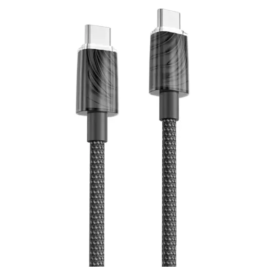 Proove Spectral data transfer and charging cable | USB-C to USB-C | 15W | 1m | black